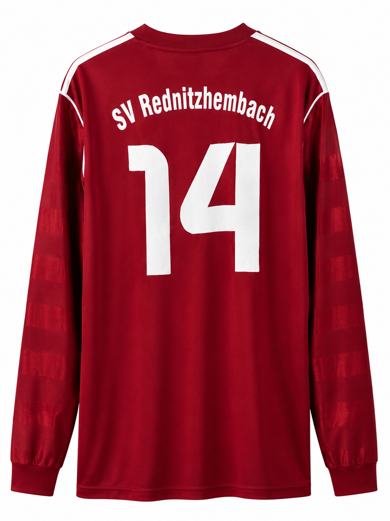 Adidas SV Rednitzhembach Long Sleeve Football Jersey Red
