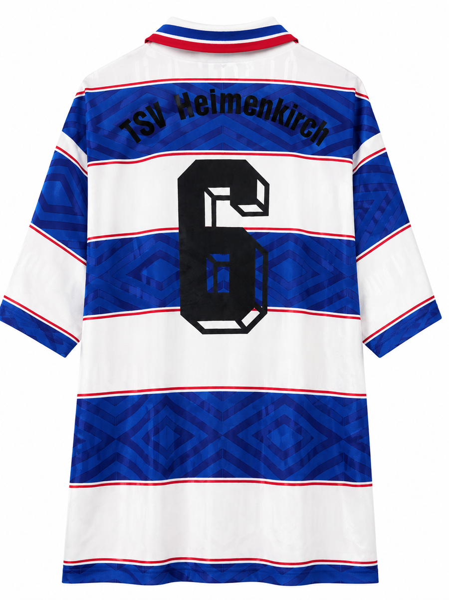 Vintage TSV Helmenkirch Umbro Football Jersey #6 – Auto Schneider