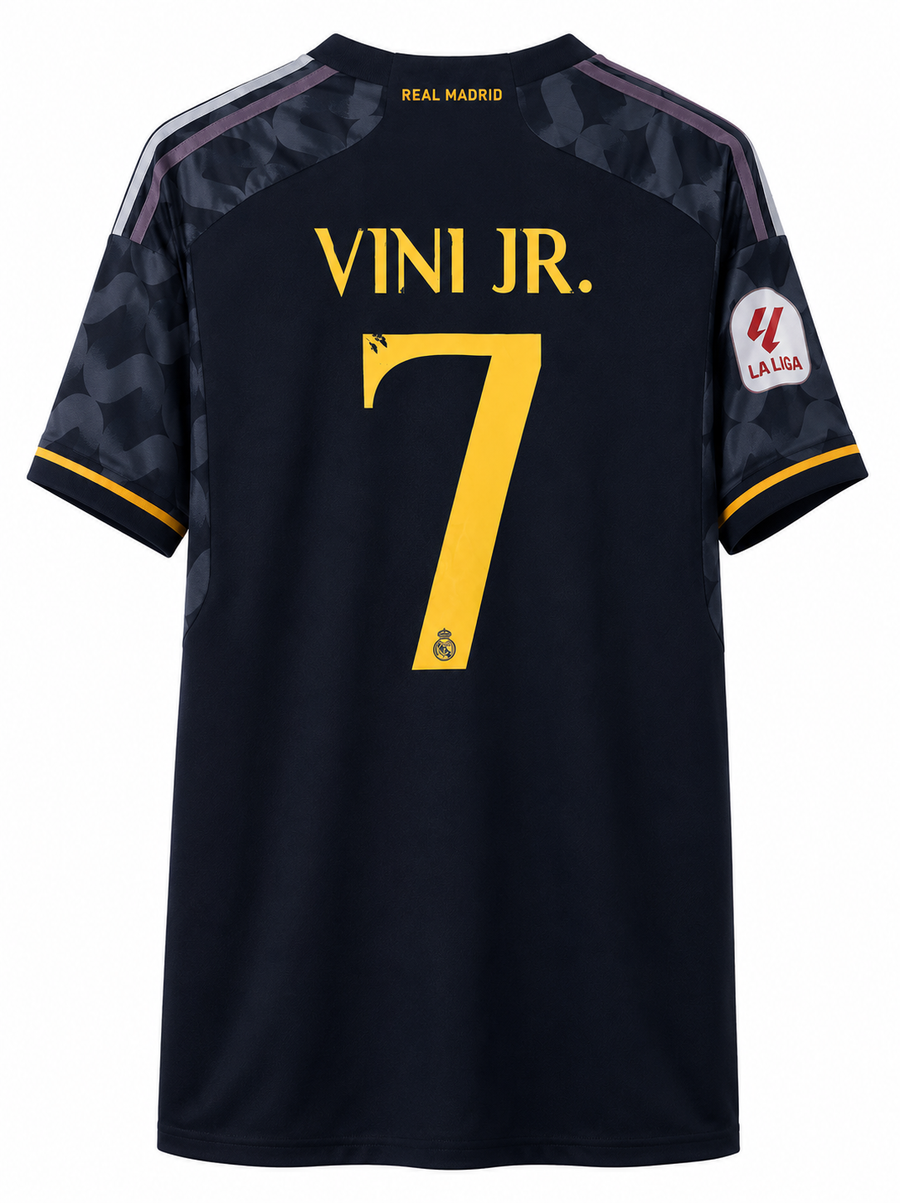 Madrid 2023/24 Away Jersey – Vini Jr. #7