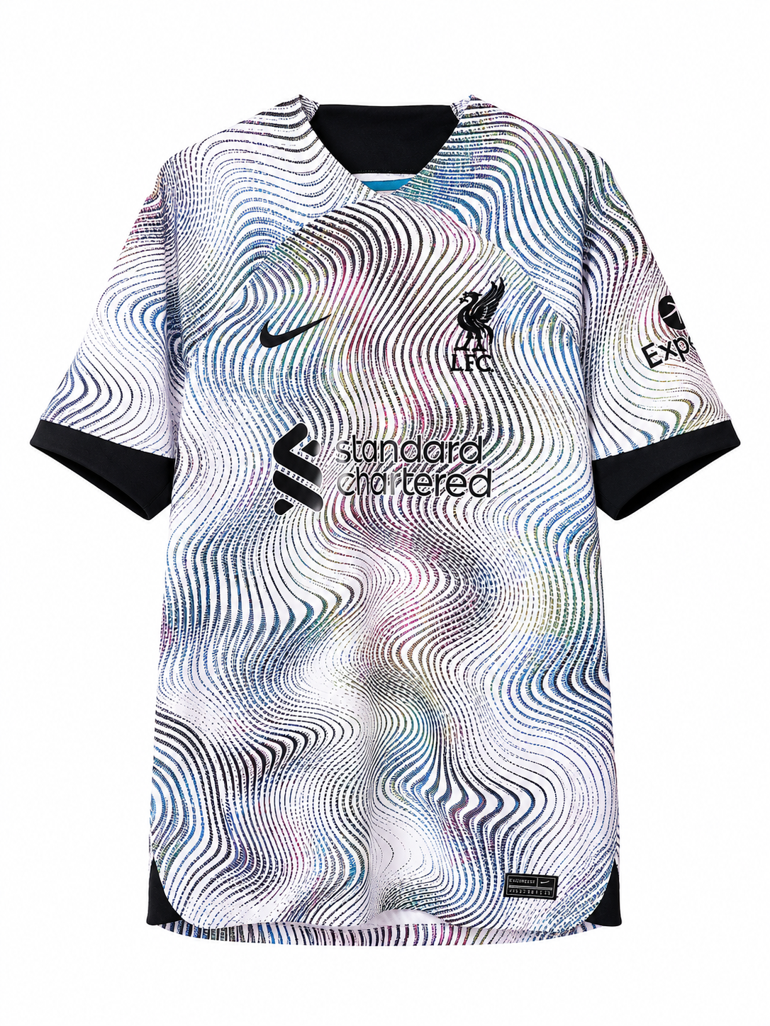 Liverpool FC Nike Pre-Match Jersey – Multicolor Wave Training Shirt