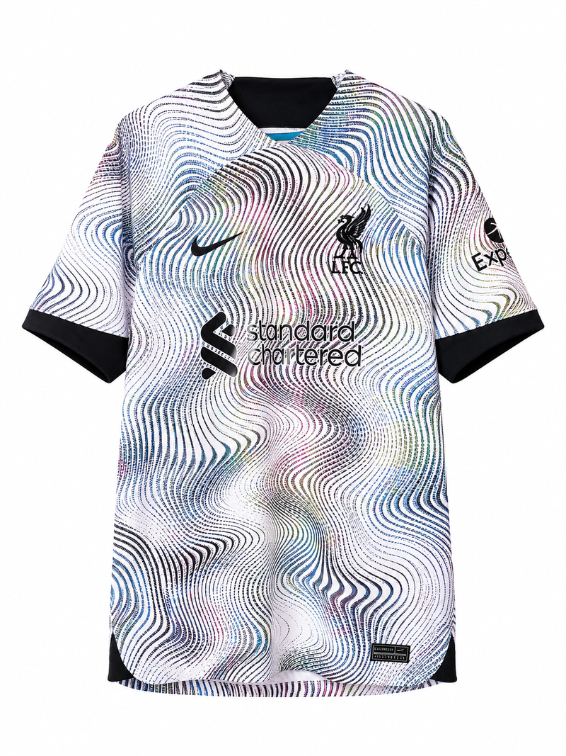 Liverpool FC Nike Pre-Match Jersey – Multicolor Wave Training Shirt