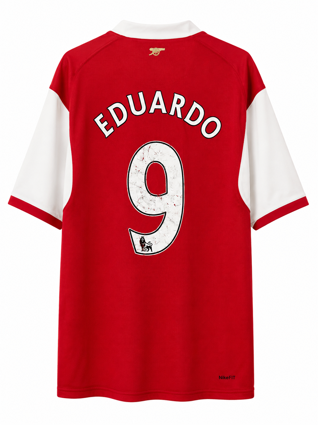 Arsenal FC Home Jersey 2007–08 – Eduardo #9 Nike Shirt