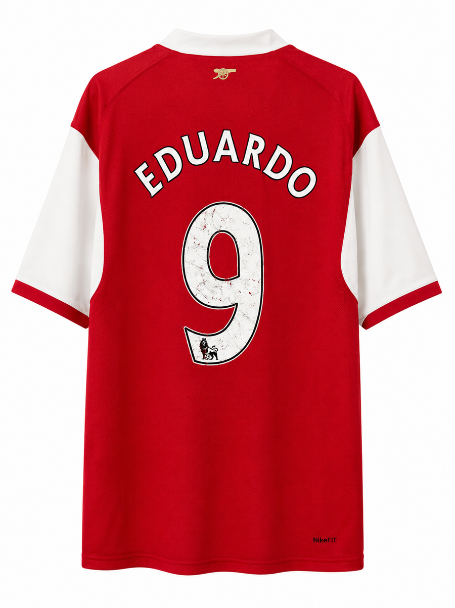 Arsenal FC Home Jersey 2007–08 – Eduardo #9 Nike Shirt