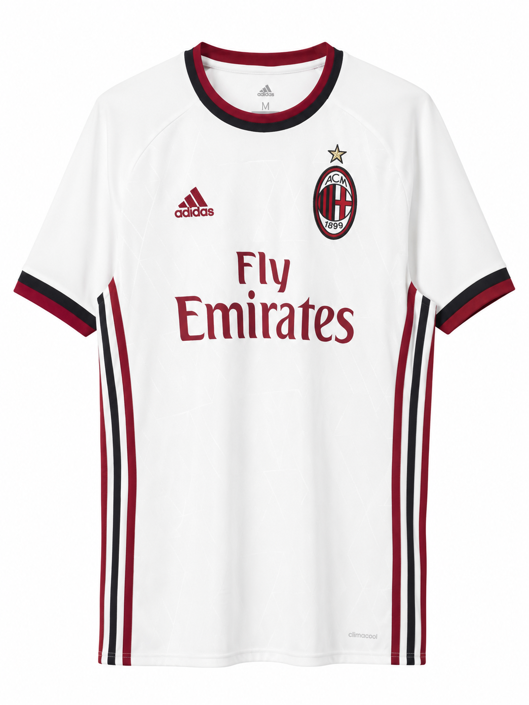 AC Milan White Away Jersey – Italian Tricolor Edition