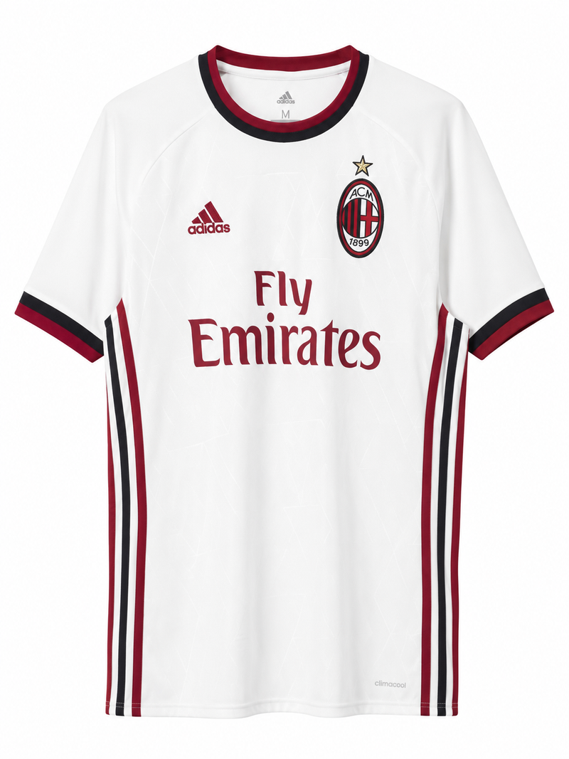 AC Milan White Away Jersey – Italian Tricolor Edition