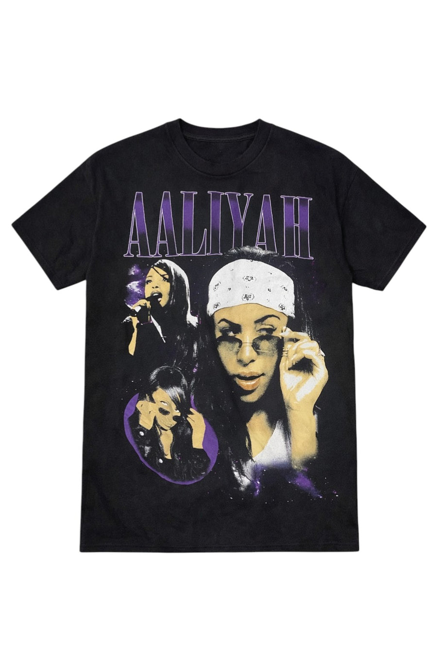 Aaliyah Vintage Graphic T-Shirt – 90s R&B Icon Tribute Tee